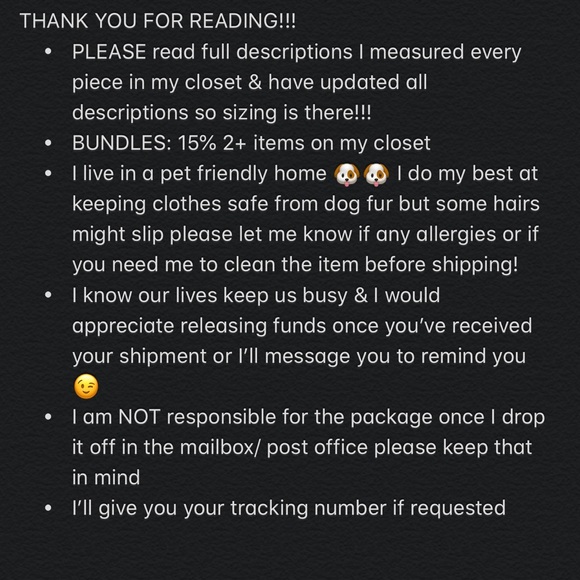 PLEASE READ - Picture 2 of 2